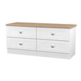 Sussex Bed Box - White and Oak