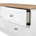 Sussex Bed Box - White and Oak