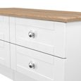 Sussex Bed Box - White and Oak