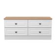 Norfolk Bed Box - White and Oak