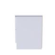 Milan Bed Box - White Gloss