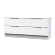 Milan Bed Box - White Gloss