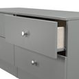 Yarmouth Bed Box - 4 Drawer - Dusk Grey