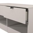 Bora Bed Box - 2 Drawer - Open Shelf - Kashmir Matt
