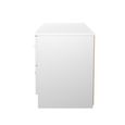 Yarmouth Bed Box - 4 Drawer - Black Matt and White Matt