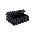 Bubble Black Small Jewellery Box