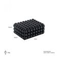 Bubble Black Small Jewellery Box