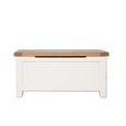 Melbourne White Painted Storage Blanket Box thumbnail 2