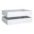 Clearance - Set of 2 Naia White Gloss Underbed Drawer - A96