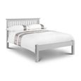 Barcelona Slatted Bed - 4ft 6in Double - Grey