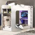 Impact Gaming Bunk Bed - White