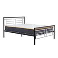 Montana Bed - Silver Metal - Sizes Available