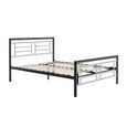 Montana Bed - Silver Metal - Sizes Available