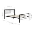 Montana Bed - Silver Metal - Sizes Available