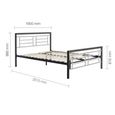 Montana Bed - Silver Metal - Sizes Available