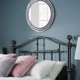 Victoria Bed - Silver Metal - Sizes Available
