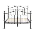 Victoria Bed - Silver Metal - Sizes Available