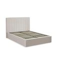 Clearance - Aylen Ottoman Storage Bed - 5ft King Size - Oatmeal Linen Fabric - FSS16960