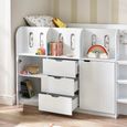 Vision Midsleeper Bed - White
