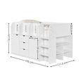 Vision Midsleeper Bed - White