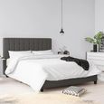 Emily Linen Fabric Bed - Grey - 5ft King Size - 4108439UK