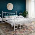 Manila Metal Bed - White - Sizes Available - 3236198UK