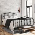 Novogratz Bushwick Metal Bed - Black - Sizes Available - 4044029NUK