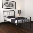 Wallace Metal Bed - Black - Sizes Available - 4117019UK