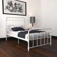 Wallace Metal Bed - White - Sizes Available - 4118119UK