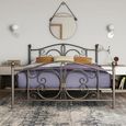 Bombay Metal Bed - Bronze - 4ft 6in Double - 3246228UK