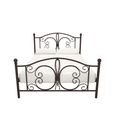 Bombay Metal Bed - Bronze - 4ft 6in Double - 3246228UK