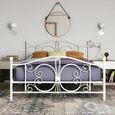 Bombay Metal Bed - White - Sizes Available - 3246198UK
