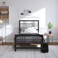 Burbank Metal Bed - Black - Sizes Available - 4150019UK