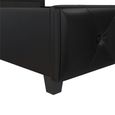 Dakota Fabric Bed - Black - Sizes Available - 4026009UK