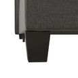 Emily Linen Fabric Bed - Grey - 5ft King Size - 4108439UK