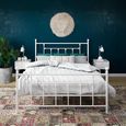 Manila Metal Bed - White - Sizes Available - 3236198UK