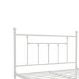 Manila Metal Bed - White - Sizes Available - 3236198UK