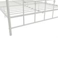 Manila Metal Bed - White - Sizes Available - 3236198UK