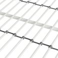 Modern Metal Bed - White - 4ft 6in Double - 4073139UK