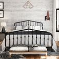 Novogratz Bushwick Metal Bed - Black - Sizes Available - 4044029NUK