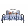 Novogratz Bushwick Metal Bed - Grey - Sizes Available - 4044429NUK