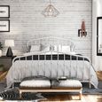 Novogratz Bushwick Metal Bed - White - Sizes Available - 4044129NUK