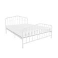 Novogratz Bushwick Metal Bed - White - Sizes Available - 4044129NUK