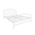 Novogratz Bushwick Metal Bed - White - Sizes Available - 4044129NUK