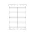 Novogratz Bushwick Metal Bed - White - Sizes Available - 4044129NUK