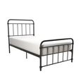 Wallace Metal Bed - Black - Sizes Available - 4117019UK