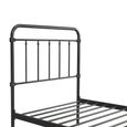 Wallace Metal Bed - Black - Sizes Available - 4117019UK