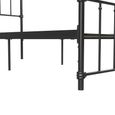 Wallace Metal Bed - Black - Sizes Available - 4117019UK