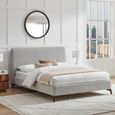 Davies Bed - Grey Fabric - Sizes Available