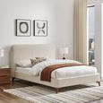 Davies Bed - Natural Fabric - Sizes Available
